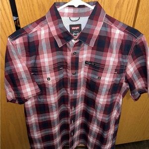 Wrangler Mens Western Plaid short sleeve shirt